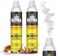 2X BOMBA ŻÓŁTA NA PLUSKWY RYBIKI PCHŁY PRUSAKI NA 40M2 DELTACAPS FORTE