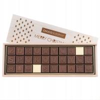 Słodycze świąteczne TELEGRAM czekoladki na święta życzenia święta skrzynka