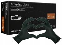 Перчатки Перчатки нитриловые черные XL 100 шт