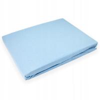 Фланелевая простыня 160x100 без эластичной ленты синий