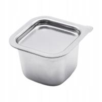 Taca na kostki lodu ze stali nierdzewnej srebrna, zmywarka, kuchnie Soda wielokrotnego użytku