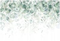 Фото обои зеленые листья природа висячие для спальни гостиной обои 400X280