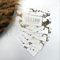 Voucher GOLD ZŁOTY BIAŁY 10 szt | bon padarunkowy złoty