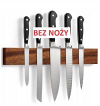 LISTWA ŚCIENNA MAGNETYCZNA NA / DO NOŻY DREWNIANA 40 CM LARHN