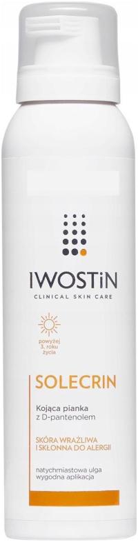 IWOSTIN SOLECRIN УСПОКАИВАЮЩАЯ ПЕНА ПОСЛЕ ЗАГАРА С D-ПАНТЕНОЛОМ 150 МЛ