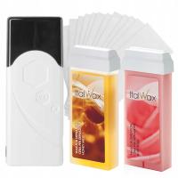 ItalWax набор 2X воск для депиляции в рулоне 100 мл полоски нагреватель