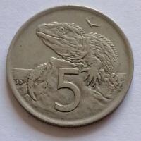 Nowa Zelandia 5 centów 1969 r.