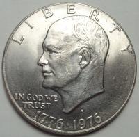 USA - 1 dolar - 1976 D - Eisenhower Dollar - duży