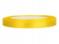 лента желтая лента узкая атласная 6 мм рулон 25м Пасха