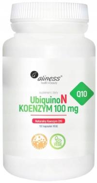 Aliness натуральный Коэнзим Q10 UbiqinoN 100 мг 100 капсул усталость сердца