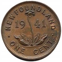 45919. Nowa Fundlandia, 1 cent, 1941r.