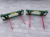 Widły do bel na euroramkę, TUR, euroramka, widły do balotów 880MM