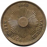 44673. Peru - 2 centavo - 1863r.