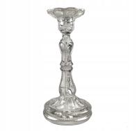 АНТИЧНЫЙ СТАРИННЫЙ СТЕКЛЯННЫЙ ПОДСВЕЧНИК 1900-Х ГОДОВ