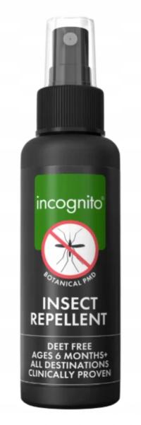 Incognito Insect Repellent, środek odstraszający komary w sprayu, 100 ml