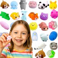24 szt. ZESTAW Gniotków Sensorycznych MOCHI SQUISHY Gniotki Antystresowe IS