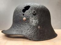 Немецкий боевой шлем рогоносец M16 Вермахт Калка dekal война рейх