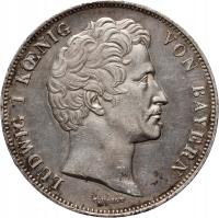 Германия, Бавария, Людовик первый, 2 Талера (3 1/2 гульдена) 1841, Мюнхен