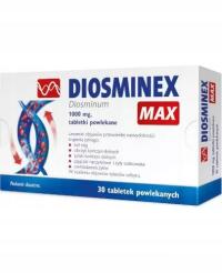 Diosminex Max 1000mg 30 tabletek żylaki układ krążenia