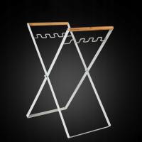 PRZENOŚNE SKADANE ŚMIECI NA ZEWNĄTRZ STOJAKI NA ŚMIECI WORKI STOJAK GO