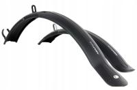 KOMPLET BŁOTNIKÓW NA PRZÓD TYŁ ZESTAW CZARNY