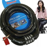 Zapinka kłódka rower Zapięcie rowerowe na szyfr 120cm - Certyfikat ISO9001