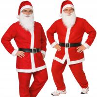 STRÓJ MIKOŁAJA KOSTIUM MIKOŁAJ BOŻE NARODZENIE PEŁEN ZESTAW ONE SIZE