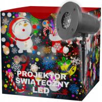 PROJEKTOR ŚWIĄTECZNY LED NA ZEWNĄTRZ BAŁWANEK LED PROJEKTOR KOLOROWY