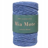 80 нитей Mia Mote хлопковый шнур скрученный для макраме джинсы 5 мм 50 м