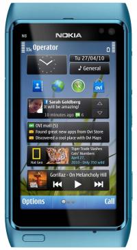 Smartfon Nokia N8 256 MB / 16 GB 3G niebieski