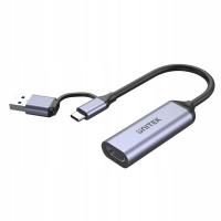 Rejestrator Video Grabber HDMI Unitek USB-C / A