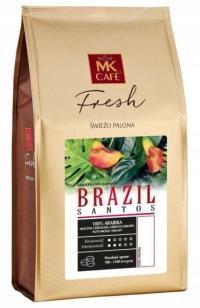 Кофе в зернах Mk Cafe Fresh Brazil Santos свежеобжаренный 1 кг