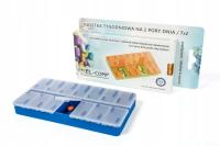 Еженедельная коробка для лекарств 7x2 x 1 шт.