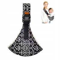 New Baby Toddler Sling Carrier, antypoślizgowe siedzisko biodrowe niosące 10-30lbs(szary)