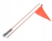 CHORĄGIEWKA FLAGA JASKRAWA 150CM POMARAŃCZOWA