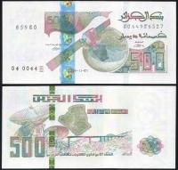 $ Algieria 500 DINARS P-145a UNC 2018