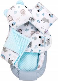 KOKON Comfort BAWEŁNIANY Zestaw 5w1 MINKY JUKKI