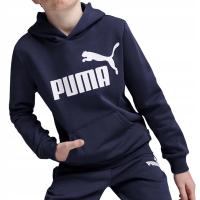 Puma детская толстовка хлопок синий
