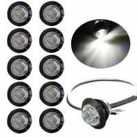 10x lampy obrysowe LED 3LED 12V/24V