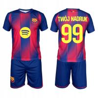 STRÓJ SPORTOWY - Z WŁASNYM NADRUKIEM - STRÓJ BARCY 2025 - cm