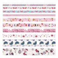 KOLOROWA TAŚMA PAPIEROWA WASHI DO SCRAPBOOKINGU I ORGANIZACJI