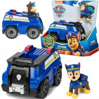 PSI PATROL ECO ZESTAW 2W1 FIGURKA CHASE + RADIOWÓZ POLICYJNY POJAZD