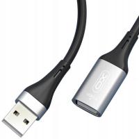 Kabel USB 2.0 przedłużacz 3m żeński-męski przewód przedłużający długi