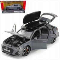 Модель Audi RS6 C8 1:32 упаковка подставка открывающаяся дверь LED звук