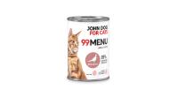 John Dog for Cats Karma mokra 99 MENU dla kota bażant 6x400 g