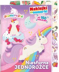 Niesforne jednorożce. Moje Jednorożce. Naklejki na numerki Opracowanie zbio