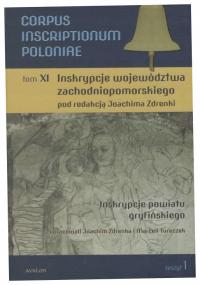 Corpus Inscriptionum Poloniae Tom XI