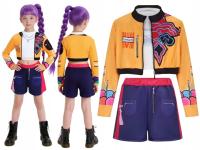 DEMON HUNTERS STRÓJ RUMI KPOP KOSTIUM ŁOWCZYNIE DEMONÓW STRÓJ RUMI 130 cm