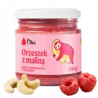 Masło orzechowe z maliną Orzeszek z maliną krem z nerkowców Olini 200 ml