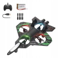 Samolot piankowy RC Antykolizyjny 4 kanały Hobby z kolorową jasnozieloną